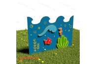 Забор «В гостях у морского конька»