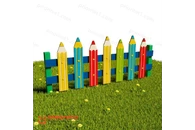 Забор «Карандашики» (Модель 1)