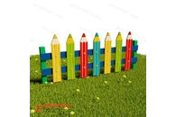 Забор «Карандашики» (Модель 2)