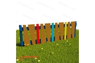 Забор «Мозаика» (Модель 1 однотонная)