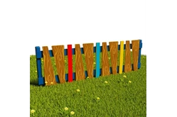 Забор «Мозаика» (Модель 2 дерево)1