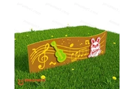 Забор «Музыкальные инструменты» (Модель 10)