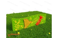 Забор «Музыкальные инструменты» (Модель 2)