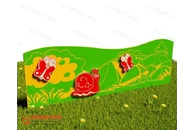 Забор «Улитка на прогулке» (Модель 2)