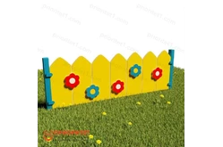 Забор «Цветочки-лепесточки» (Модель 1)1