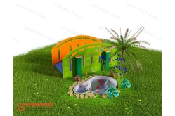 Игровая зона «Мостик и водоем»1