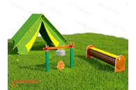 Игровая зона «Палатка на полянке»