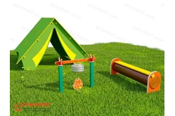 Игровая зона «Палатка на полянке»1