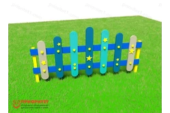 Красочный заборчик из влагостойкой фанеры1