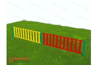 Красочный заборчик из плоскоовальной трубы