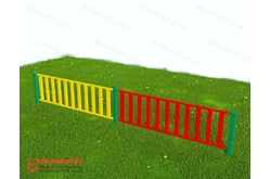 Красочный заборчик из плоскоовальной трубы1