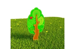 Развивающий тактильный топиарий «Дерево»1