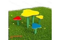 Стол для творчества с сиденьями «Лужицы»