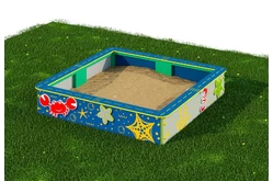 Комплект «Песочница с ПДД». Море. 150х150х301