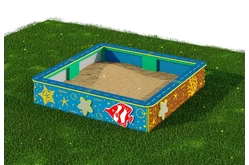 Комплект «Песочница с ПДД». Море. 250х250х301