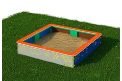 Комплект «Песочница с ПДД». (двойной бортик). Окружающий мир. 130х130х301