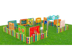 Дидактическая площадка «Любознайкино» Мини плюс. 16 игровых модулей1