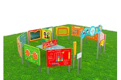 Дидактическая площадка «Любознайкино» Юниор. 16 игровых модулей1