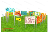 Дидактическая площадка «Любознайкино» Лайт. 8 игровых модулей