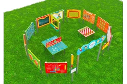 Дидактическая площадка «Любознайкино» Лайт. 16 игровых модулей1