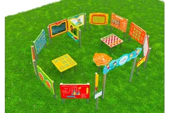 Дидактическая площадка «Любознайкино» Оптима. 8 игровых модулей1