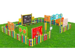 Дидактическая площадка «Любознайкино» Стандарт плюс. 6 игровых модулей1