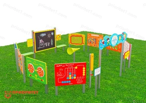 Дидактическая площадка «Любознайкино» Престиж. 16 игровых модулей Дидактическая площадка «Любознайкино» Престиж. 16 игровых модулей