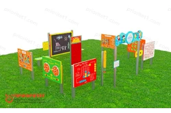 Дидактическая площадка «Любознайкино» Супер премиум. 6 игровых модулей1