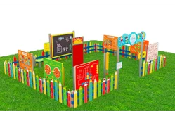 Дидактическая площадка «Любознайкино» Супер премиум плюс. 12 игровых модулей1