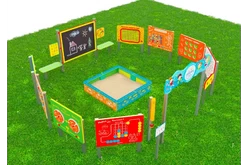 Дидактическая площадка «Любознайкино» Элит. 16 игровых модулей1