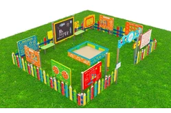 Дидактическая площадка «Любознайкино» Элит плюс. 8 игровых модулей1