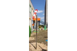 «Ветровой рукав малый» с опорами модель 11