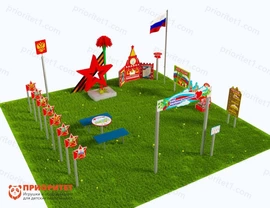 Патриотическая площадка Центр патриотического воспитания юных патриотов (Макси 1)