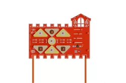 Элемент патриотической площадки Стена с башней правая, Кремль1