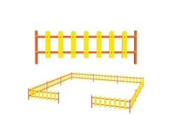 Заборчик для патриотической площадки 11 секций1