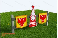 Заборчик патриотический «Герб-Кремль»