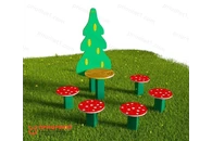 Комплекс для групповых занятий и игр «Лесная полянка»