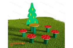 Комплекс для групповых занятий и игр «Лесная полянка»1