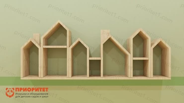 Полочки на стену Город Полочки на стену Город