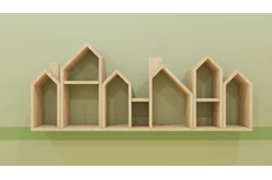 Полочки на стену Город Полочки на стену Город1