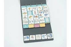 Комплект из 8 Коммуникативных книг с карточками PECS/ПЭКС (Большие)1