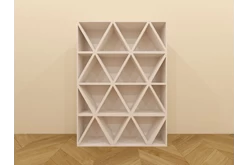 Стеллаж Треугольные полки1