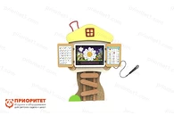 Профессиональный логопедический комплекс Logo 13 в форме теремка с опорой