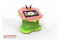 Профессиональный интерактивный логопедический стол Logo 16 в форме бабочки