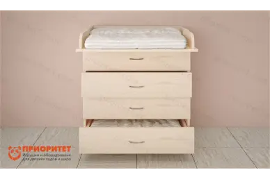Пеленальный столик с ящиками Пеленальный столик с ящиками