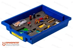 Набор лабораторный Электричество (в лотке) Набор лабораторный Электричество (в лотке)1