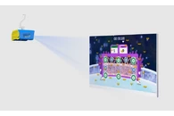 Интерактивный физкультурный комплекс с проектором для светлого помещения