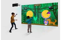 Интерактивный физкультурный комплекс для темных больших помещений