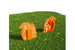 Двусторонний модуль с сенсорными элементами «Тактильный топиарий Белочка»1