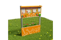 Стенд информационный «Стенд Родителям с нишей цветником 3»1
